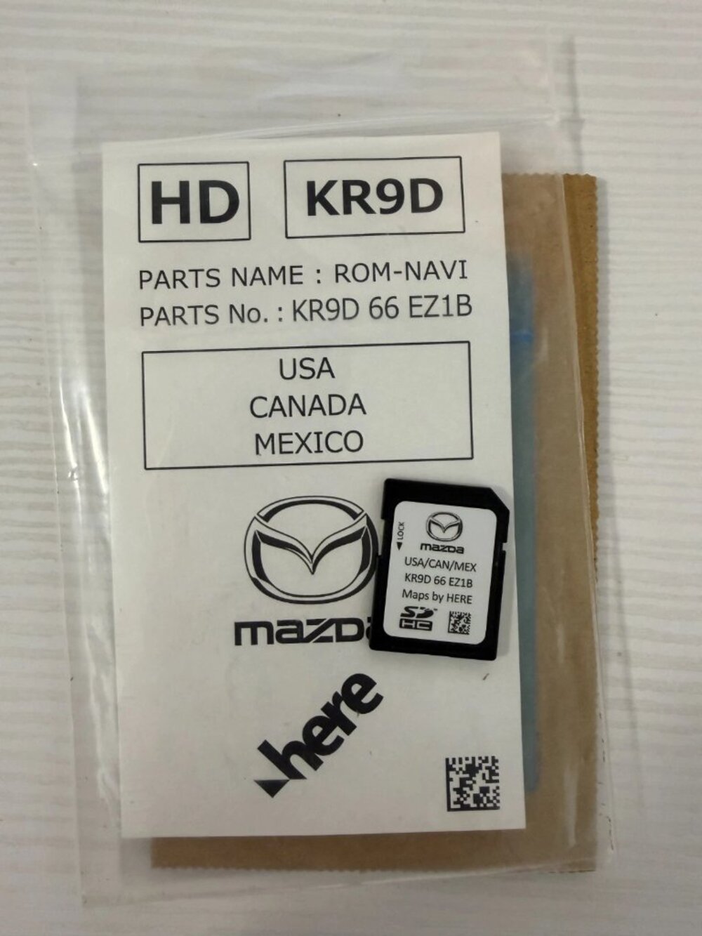 OEM KR9D 66 EZ1B navigation sd card for mazda 3 cx-30 CX-5 CX-90 North America
